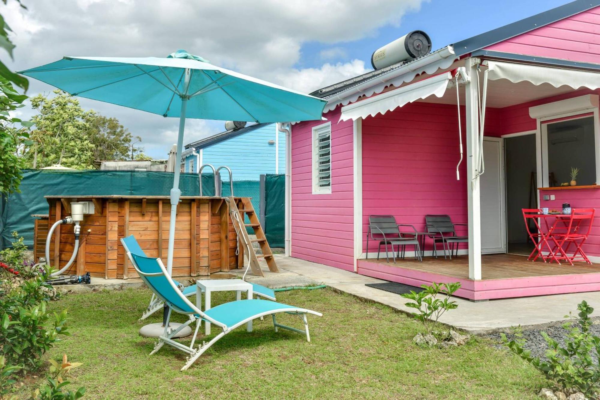 Les jardins de CHANTILLY -Bungalows avec jardins et piscines privées Baie-Mahault Exterior foto